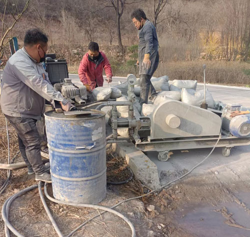 鄂温克路面下沉注浆